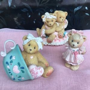 Little Love Tea Cup Cherished Teddies Set